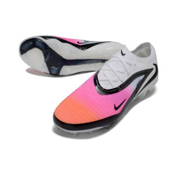 Nike Phantom 6 Low Elite FG Herren Fußballschuhe Rosa Weiß