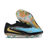 Nike Phantom 6 Low Elite FG Herren Fußballschuhe Blau Golden Schwarz