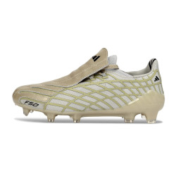 adidas Fußballschuhe F50 Elite FG Spider Golden Grau