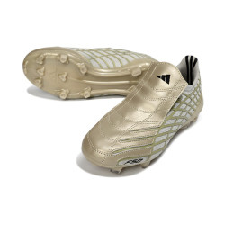 adidas Fußballschuhe F50 Elite FG Spider Golden Grau