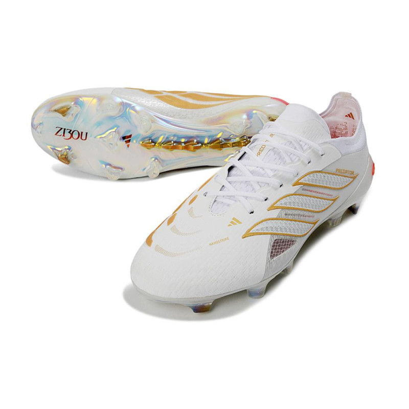 Fußballschuhe adidas Predator Elite FG Weiß Golden