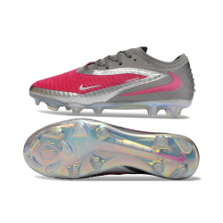 Fußballschuhe Herren Nike PHANTOM 6 LOW FG Rosa Silver Grå