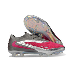 Fußballschuhe Herren Nike PHANTOM 6 LOW FG Rosa Silver Grå