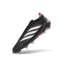 Schuhe adidas Predator Laceless Elite FG Schwarz Weiß