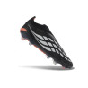 Schuhe adidas Predator Laceless Elite FG Schwarz Weiß