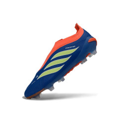 Schuhe adidas Predator Laceless Elite FG Blau Gelb Orange