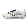 adidas Predator Elite Fold Over Tongue FG Weiß Silbern Blau