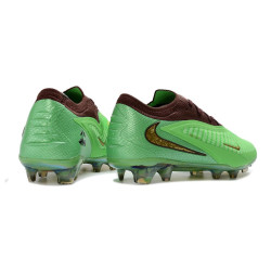 Fußballschuhe Herren Nike PHANTOM 6 LOW FG GrÜN