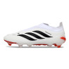 Schuhe adidas Predator Laceless Elite FG Weiß Rot Schwarz