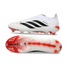Schuhe adidas Predator Laceless Elite FG Weiß Rot Schwarz