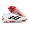 Schuhe adidas Predator Laceless Elite FG Weiß Rot Schwarz