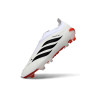 Schuhe adidas Predator Laceless Elite FG Weiß Rot Schwarz