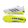Schuhe adidas Predator Laceless Elite FG Weiß Blau Lila