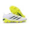 Schuhe adidas Predator Laceless Elite FG Weiß Blau Lila