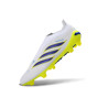 Schuhe adidas Predator Laceless Elite FG Weiß Blau Lila