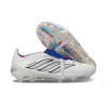 adidas Predator Elite Fold Over Tongue FG Weiß Silbern Blau