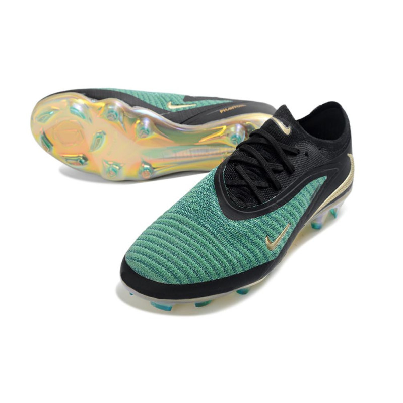 Nike Phantom 6 Low Elite FG Herren Fußballschuhe GrÜN Schwarz Golden