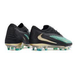 Nike Phantom 6 Low Elite FG Herren Fußballschuhe GrÜN Schwarz Golden