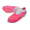 Fußballschuhe Herren Nike PHANTOM 6 LOW FG Rosa Weiß