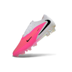 Fußballschuhe Herren Nike PHANTOM 6 LOW FG Rosa Weiß