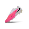 Fußballschuhe Herren Nike PHANTOM 6 LOW FG Rosa Weiß