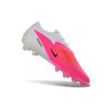 Fußballschuhe Herren Nike PHANTOM 6 LOW FG Rosa Weiß