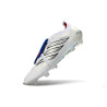 adidas Predator Elite Fold Over Tongue FG Weiß Silbern Blau
