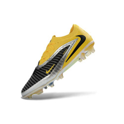 Nike Phantom 6 Low Elite FG Herren Fußballschuhe Gelb Schwarz Silbern