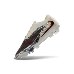 Fußballschuhe Herren Nike PHANTOM 6 LOW FG Weinrot Beige Schwarz