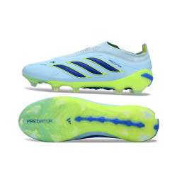 Schuhe adidas Predator Laceless Elite FG Blau
