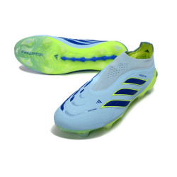 Schuhe adidas Predator Laceless Elite FG Blau