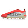 Schuhe adidas Predator Laceless Elite FG Rot Weiß Schwarz