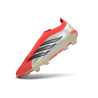 Schuhe adidas Predator Laceless Elite FG Rot Weiß Schwarz