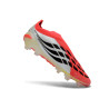 Schuhe adidas Predator Laceless Elite FG Rot Weiß Schwarz