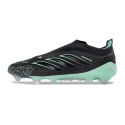 Schuhe adidas Predator Laceless Elite FG Schwarz GrÜN