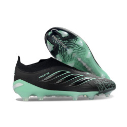 Schuhe adidas Predator Laceless Elite FG Schwarz GrÜN