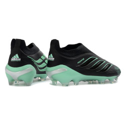 Schuhe adidas Predator Laceless Elite FG Schwarz GrÜN