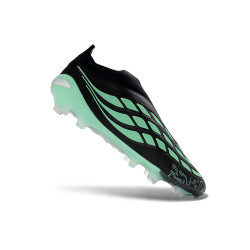 Schuhe adidas Predator Laceless Elite FG Schwarz GrÜN