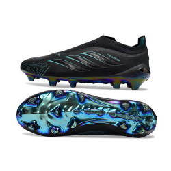 Fussballschuhe adidas Predator 26 Schnürsenkellose Elite FG Schwarz Blau