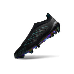 Fussballschuhe adidas Predator 26 Schnürsenkellose Elite FG Schwarz Blau
