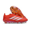 Fussballschuhe adidas Predator 26 Schnürsenkellose Elite FG Rot Weiß