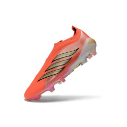 Fussballschuhe adidas Predator 26 Schnürsenkellose Elite FG Orange Golden Schwarz