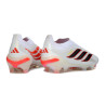 Fussballschuhe adidas Predator 26 Schnürsenkellose Elite FG Weiß Rot Schwarz