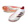 Fussballschuhe adidas Predator 26 Schnürsenkellose Elite FG Weiß Rot Schwarz