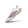 Fussballschuhe adidas Predator 26 Schnürsenkellose Elite FG Weiß Rot Schwarz