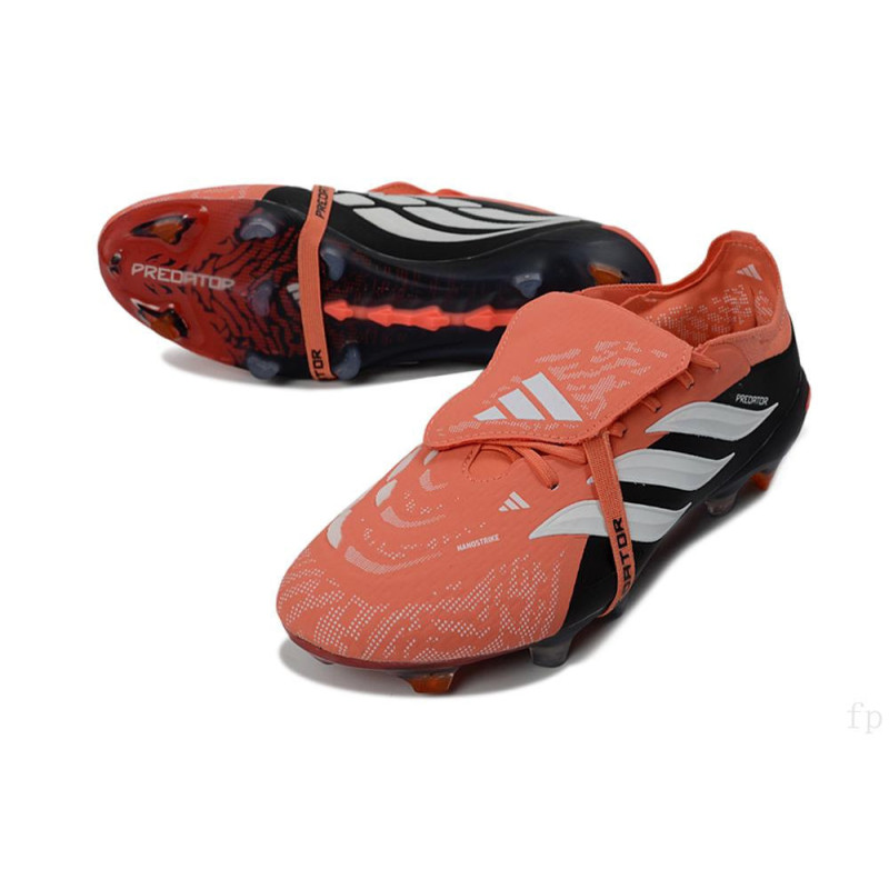 Fußballschuh adidas Predator Elite Tongue FG Orange Schwarz Weiß