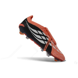 Fußballschuh adidas Predator Elite Tongue FG Orange Schwarz Weiß