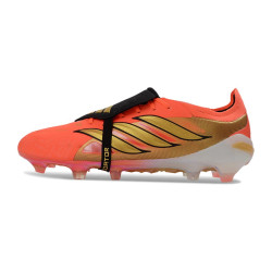 adidas Predator Elite Fold Over Tongue FG Orange Golden Schwarz