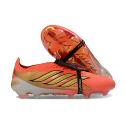 adidas Predator Elite Fold Over Tongue FG Orange Golden Schwarz