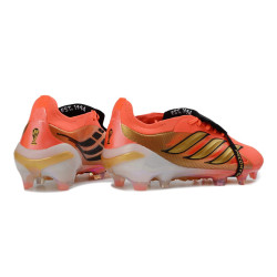 adidas Predator Elite Fold Over Tongue FG Orange Golden Schwarz